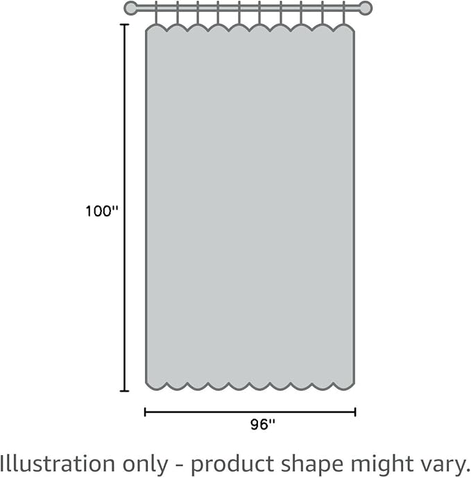 H.VERSAILTEX Linen Blackout Curtains Durable Thick Textured Linen Look 100% Blackout Patio Door Curtain Anti Rust Grommet Extra Wide Sliding Door Curtain Panel, W100 x L96 inch - Stone Blue
