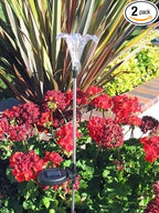 Solar Powered Garden Stake LED Light, Set of 2 (Lily Flower)