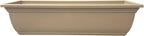 The HC Companies 24 Inch Mojave Window Planter Box with Drainage Holes, Lightweight UV-Resistant Plastic Outdoor Planters, 2-Pack Flower Box for Garden & Home Decor, Sandstone
