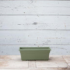Root & Vessel 16190, Sage, Countryside Flower Box Planter, 18-Inch