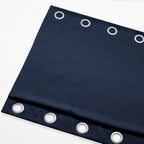 NICETOWN Outdoor Curtain for Patio Waterproof Extra Long 108", Windproof Thermal Insulated Top and Bottom Stainless Steel Grommets Blackout Outdoor Drape for Porch, Navy Blue, 1 Piece, 52" Wide