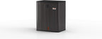 Suncast Heavy-Duty Resin Outdoor Storage Cabinet, 30" W x 20.25" D x 36" H Dark Grey Base Garage Storage Cabinet with Lockable Doors and Metal Reinforced Shelves, Made in The USA