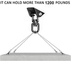 Porch Swing Hanging Kit, 360°Rotating 1200 lb Capacity Hanger - Image 4