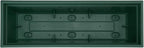 Bloem Dayton Window Box Planter: 24" - Turtle Green - 100% Recycled Durable Plastic Box, Elevated Feet, for Indoor and Outdoor Use, Gardening, 5 Gallon Capacity