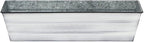 Achla Designs Galvanized Window Flower Box Planter-Cape Cod White-Small (22" L x 6" W x 5" H)