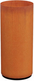 PLANTERCRAFT Corten Steel Metal Planter Box, Round Sizes, Modern Garden Steel planters for Commercial and Residential Outdoor Use.