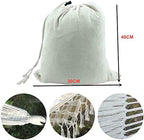 Hammock Brazilian Double Hammocks Soft Comfortable Fabric Cotton Canvas Hanging Portable Two Person Hammock Boho Fringe Large for Adults Backyard Travel