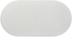 Signature Design by Ashley Seton Creek Casual Aluminum Outdoor Dining Table with Umbrella Hole and Cover Cap, White & Light Brown