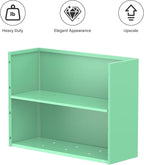 Rectangular Planter Box with Removable Insert Shelf - 32x12x24 Inches Large Size Planters for Patio Yard, Green