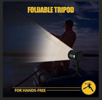 Spotlight 1000000 Lumens, 6 Modes Led Rechargeable Spotlight Flashlight As Seen on TV with Tripod, 3 Color Filters, Super Bright Solar Spot Lights Outdoor Handheld for Hunting, Boating, XXXL
