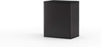 Suncast Heavy-Duty Resin Outdoor Storage Cabinet, 30" W x 20.25" D x 36" H Dark Grey Base Garage Storage Cabinet with Lockable Doors and Metal Reinforced Shelves, Made in The USA