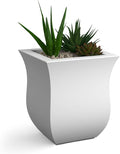 Mayne 5873-W Polyethylene Planter, White 16x16
