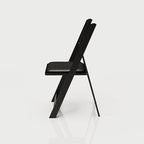 300 Black Resin Stackable Folding Chair - Comfortable Black Foldable Chair - Folding Chairs with Padded Seats - Indoor/Outdoor Folding Chairs for Events - Lightweight Foldable Chairs (300 Pack)
