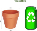 3 inch Plant Nursery pots Number of Items in a 20 Pack, with Drain, Succulent Seedling Planter, use with Indoor, windowsill, Terra Cotta red Flower pots Wedding Decoration Best Gift for Aunts