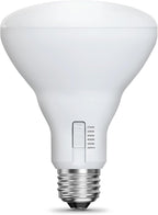 Feit Electric BR30 LED Light Bulb, 65W Equivalent, Dimmable, 650 Lumens, 5-Color Adjustable White, 90+ CRI, General Purpose Flood & Track Lighting, 25,000-Hour Lifetime, BR3065DM/6WYCA/6, 6 Pack
