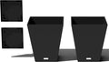 Veradek Pure Series Nobleton Plastic Planter - Large Pots for Indoor or Outdoor Porch/Patio | Durable All-Weather Use with Drainage Holes | Modern Planter Décor for Flowers, Shrubs, Trees