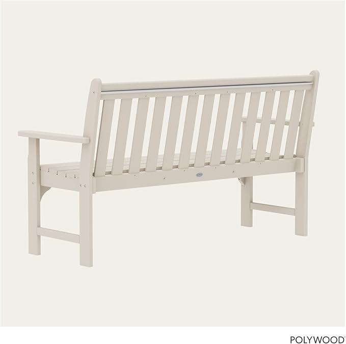 POLYWOOD Vineyard 60-Inch Bench, Sand