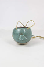 Bluebird Hanging Planter Pot - Ceramic - 7" Diameter