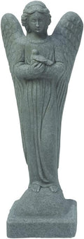 Morning Angel Statue – Natural Granite Appearance – Made of Resin – Lightweight – 29” Height