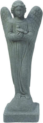 Morning Angel Statue – Natural Granite Appearance – Made of Resin – Lightweight – 29” Height