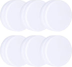3LB Heavy Duty Outdoor Curtain Weights, Strong Magnetic Gazebo Curtain Weights, Rubber Covered Waterproof Drapery Weight, Prevent Curtain Liner from Blowing Around, White, 6 Pairs