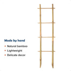 3Pack Bamboo Trellis 16 Inch Ladder Shaped Small Plant Trellis for Indoor Potted Plants Climbing Monstera Orchid Vine Hoya Houseplant