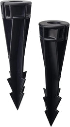 In-Ground Light Replacement Stake, 8 Inch PVC, 1/2 Inch NPT Thread