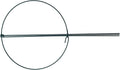 Plant Support Cages, 5-Pack Green Steel Rings, 14 x 24 Inch
