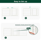 FXW Garden Fence Outdoor for The Yard – 24in x 30.4ft Heavy Duty Metal Animal - Image 6