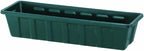 Root & Vessel Poly-Pro Plastic Flower Box Planter, Hunter Green, 24-Inch