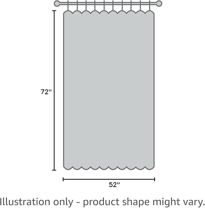 Outdoor Indoor Curtains W52 x L72 for Patio - Weather-resistant Window Panels Privacy Protect Grommet Top Thermal Insulated Home Curtain for Porch Pergola Lawn Garden Hot Tub Area (2 Panels)