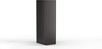 Suncast 19 Cubic Ft. Heavy-Duty Resin Cabinet with Lockable Handles, Multi-Wall Construction, and Metal-Reinforced Shelves for Basement, Utility Room and Garage Storage, Black, Made in the USA
