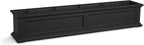 Mayne Fairfield 5-Foot Window Box – Self-Watering, Weather-Resistant Planter for Flowers – Durable Design for Outdoor Use, Perfect for Windows