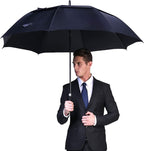 G4Free 47/54/62/68/72 Inch Automatic Open Golf Umbrella Oversize Extra Large Double Canopy Vented Windproof Waterproof Stick Umbrellas