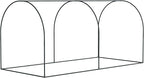 Outsunny 8' x 4' Crop Cage, Plant Protection Tent with Two Zippered Doors, Storage Bag and 4 Ground Stakes, for Garden, Yard, Lawn, Black