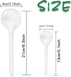 14 PCS Plant Watering Globes,Clear Self-Watering Bulbs,Plastic Automatic Watering Globes for Plant Indoor Outdoor,Garden Water Device