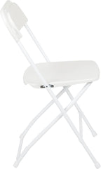 Flash Furniture Hercules Series Plastic Folding Chair - White - 20 Pack 650LB Weight Capacity Comfortable Event Chair-Lightweight Folding Chair