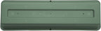 Bloem Dura Cotta 30" Basil Resin Rectangle Window Box Planter with Saucer Tray for Indoor and Outdoor Gardening