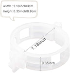 OJYUDD 300 PCS Plant Support Garden Clips,Tomato Vine Clips,Durable Crop Clips in White for Flower Vine Twine Tomato Orchid to Grow Upright and Healthier