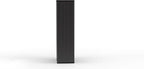 Suncast 19 Cubic Ft. Heavy-Duty Resin Cabinet with Lockable Handles, Multi-Wall Construction, and Metal-Reinforced Shelves for Basement, Utility Room and Garage Storage, Black, Made in the USA