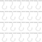 Ceiling Hooks for Hanging Plants 20pack 2.5inch White