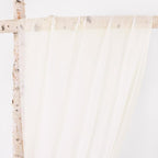Outdoor Curtains: Ivory Sheer Wedding Arch Drapes, 2 Panels, 29 x 240 Inch