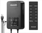 DEWENWILS 300W Low Voltage Landscape Transformer with 2 Zones, 120V AC to 15V DC, Low Voltage Transformer with Remote, Photocell Sensor & Timer, Outdoor Landscape Lighting for Spot Light Steplight