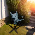 Kijaro Portable Camping Chairs - Enjoy the Outdoors with a Versatile Folding Sports Chair for Outdoor & Lawn - Dual Lock Feature Locks Position – Hallet Peak Gray