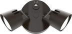 Lithonia Lighting HomeGuard 2-Light LED Outdoor Flood Lights, Outdoor LED Lights, Dusk to Dawn Sensor, Adjustable Lumens, 4000K Cool White, Round Heads, Dark Bronze (HGX LED 2RH ALO 40K 120 PE DDB)