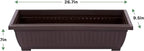 KHOMO GEAR Vertical Garden Planter Balcony Garden Outdoor 4 Tier Raised Bed Box with Stacking Planters Indoor Patio Tower for Plants Vegetables Flowers & Herbs