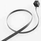 Pack Plant Hook Pulley, Retractable Plant Hanger Easy Reach Hanging Flower Basket for Garden Baskets Pots and Birds Feeder Hang High up and Pull Down to Water Or Feed (Black 2Pack)