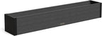 Mayne Horizon 5FT Window Box Planter – Modern Rectangular Faux Wood Grain Design for Windows, Durable All-Season Outdoor Flower Box with Drainage, Easy Installation