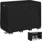 Outdoor Bar Table Set Cover, Waterproof Patio Furniture Covers Outdoor Dining by Yourpatiocoverexpert