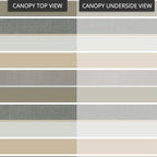 Garden Winds Universal Pergola Replacement Canopy - Standard 350 - Stripe Stone